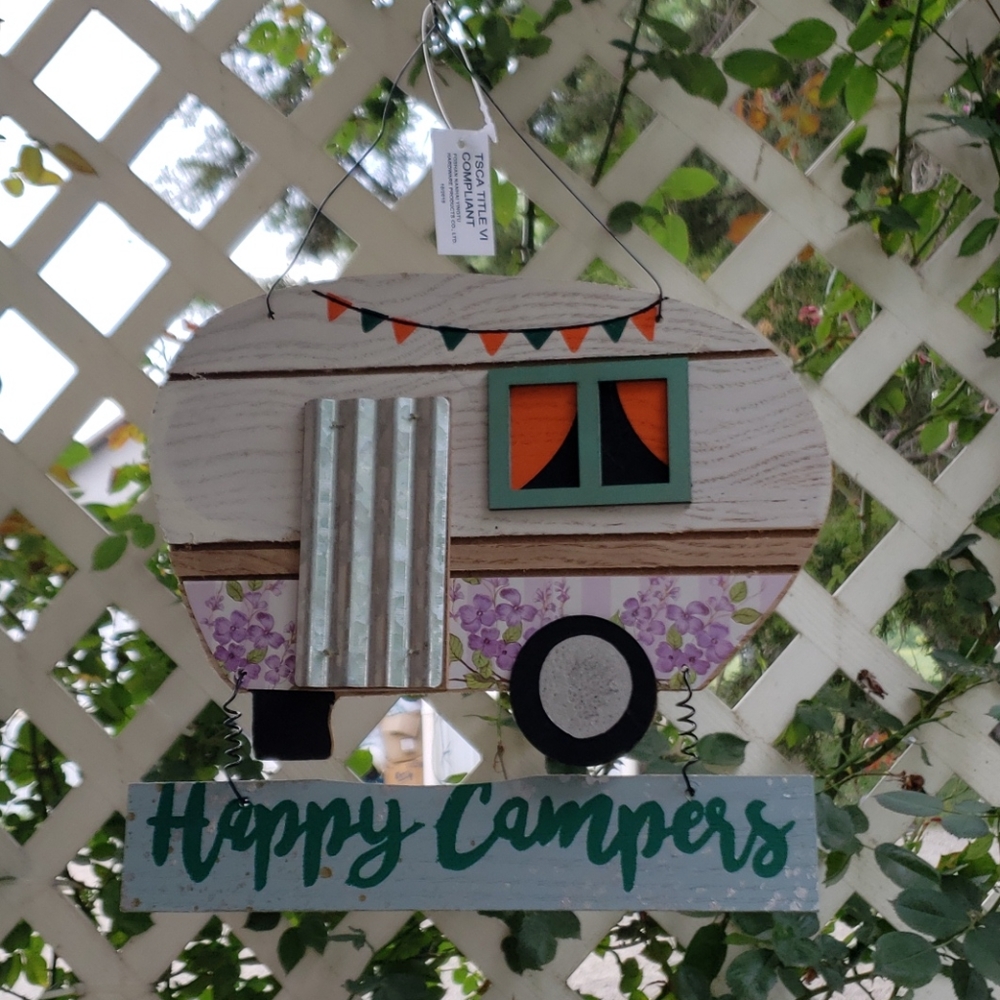 Hanging camper decor happy campers - Picture 2 of 6